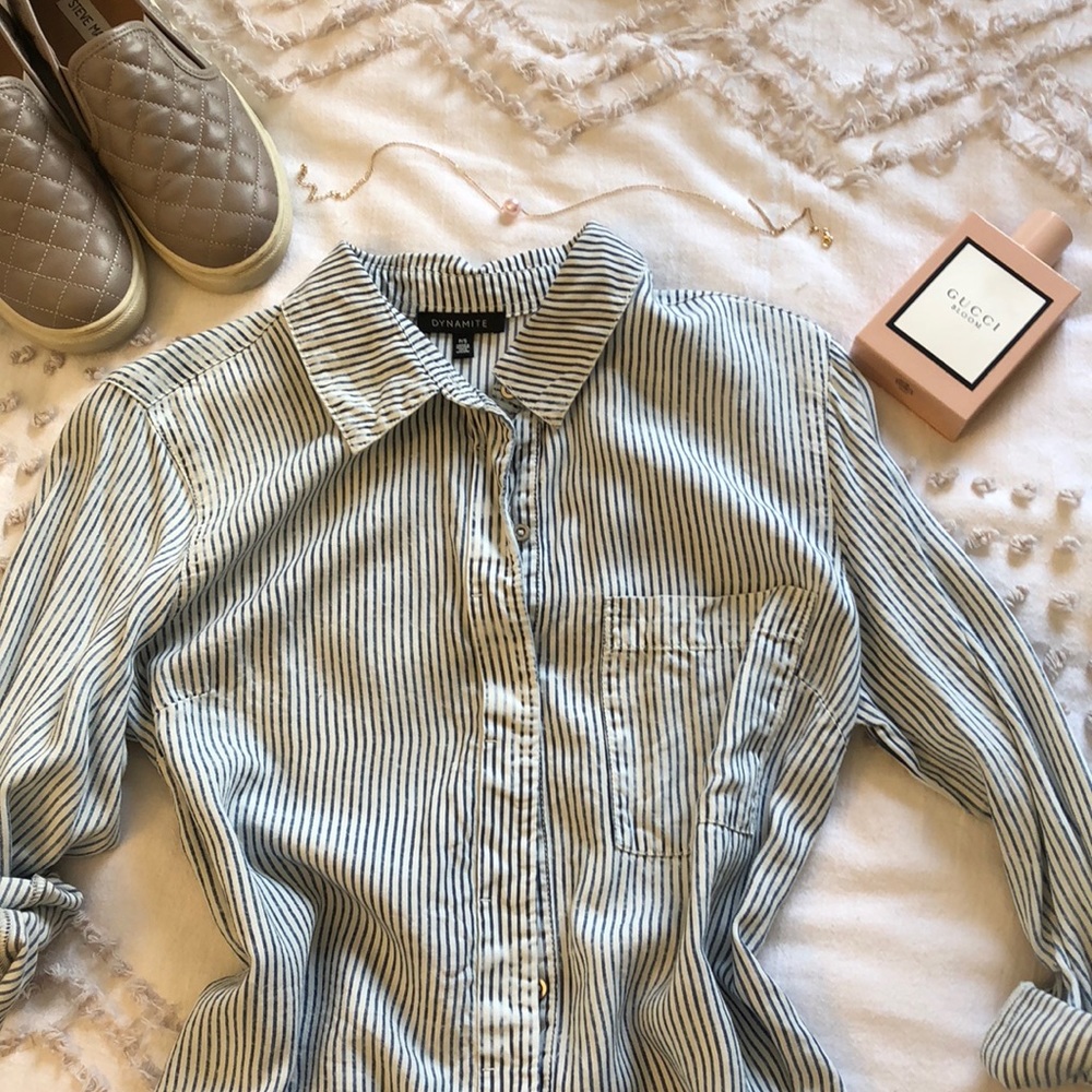 ❌SOLD❌ NEW striped button down